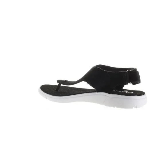 Ryka Womens Margo Black T-Strap Sandals Size 9 Medium (B, M) - Picture 3 of 4